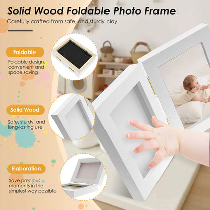 Baby Hands and Footprints Clay Photo Frame Create Lasting Memories with This Baby Hand and Footprints Kit Gifts for Boys Girls