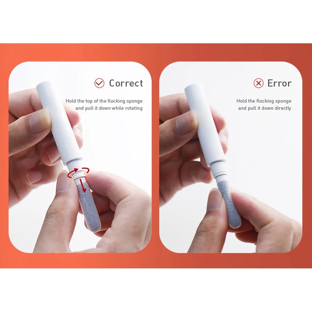 5 in 1 Multifunctional Keyboard Cleaning Brush Earphone Computer Keycap Puller Cleaner Wireless Earbuds Gap Dust Remover Tool