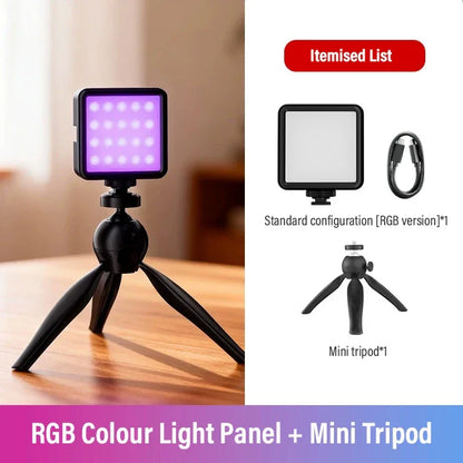 SOONPHO P5 LED RGB Video Light Professional Photographic Lighting 2500K-7000K Bi Color For Photo Studio Portable Lamp