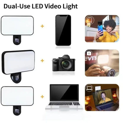 Portable Rechargeable LED Fill Light Mini Selfie Fill Light for Mobile Phone Computer