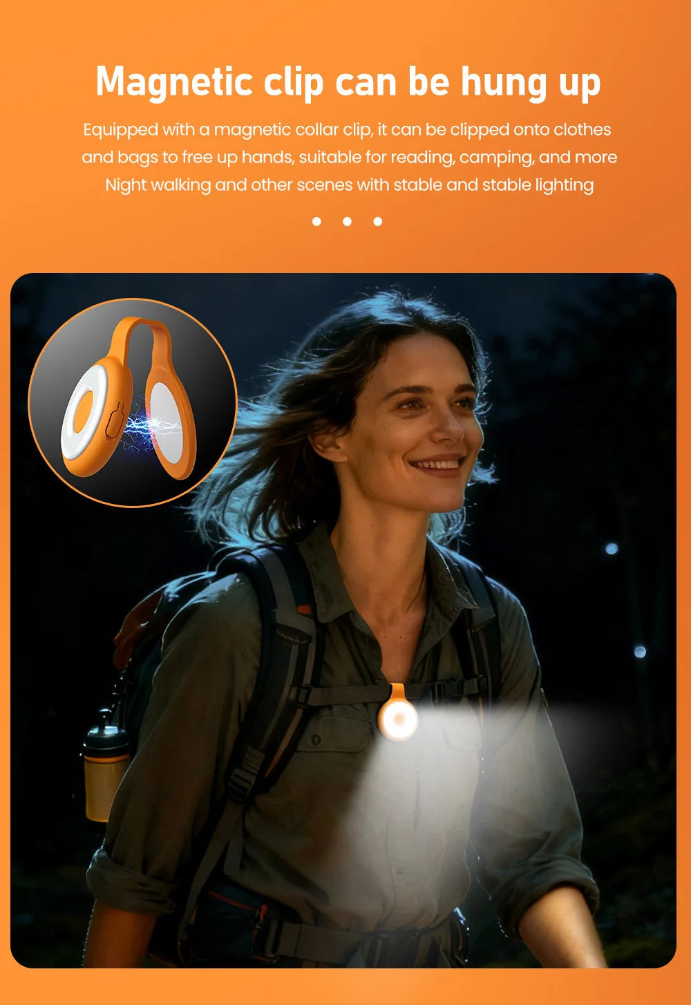 Portable Magnetic Phone Video Light 3 Color Temperature LED Fill Light with Clip for Vlog Live Stream Photography