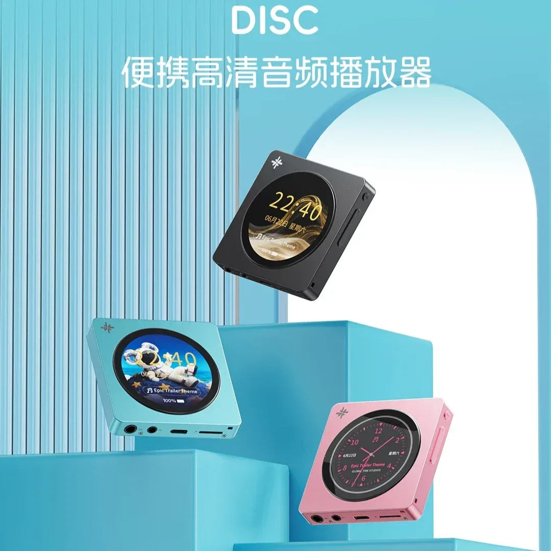 Fiio Snowsky Disc Portable Music Player2T TF Hi-Res HIFI Sound Quality MP3 Player Bluetooth5.4 WiFi USB AUDIO Support SPDIF