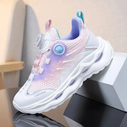 Summer Breathable Sport Shoes for Children Girls Casual Student School Walking Shoes Anti-slip Fashion Tenis Footwear