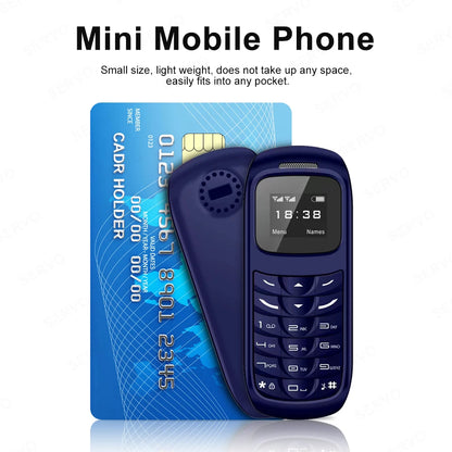 SERVO BM70 Mini Mobile Phone 2SIM Standby Bluetooth Dialer Call Recording Magic Voice MP3 Player Blacklist Small Cheap Cellphone