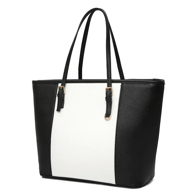 Women Large Capacity Bucket Tote Bag Shoulder Handbag Mommy Bag Work Travel Casual Purse