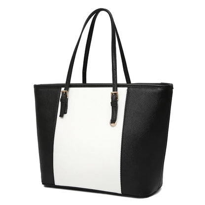 Women Large Capacity Bucket Tote Bag Shoulder Handbag Mommy Bag Work Travel Casual Purse