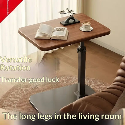 Adjustable Sofa Side Table Living Room Household Tea Table Small Coffee Table Bedroom Bedside Table Headboard Storage Rack
