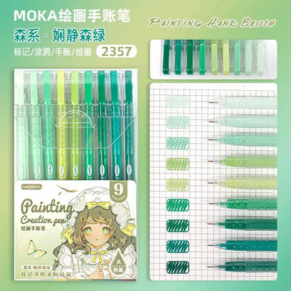 150/6 Colors Acrylic Gel Pen Student Diary Scrapbook Painting DIY Gel Pen Set Color Drawing Doodling Art Markers School Supplies