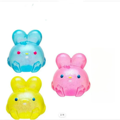 Creative popsicle shape decompression toy color gradual change extrusion decompression slow rebound practical mini toy