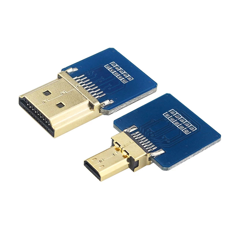 HDMI-Compatible Connector Flex Flat Cable for Raspberry Pi 4 Micro Mini HDMI-Compatible 20pin FFC 10 20 50cmRibbon FPV Orange Pi