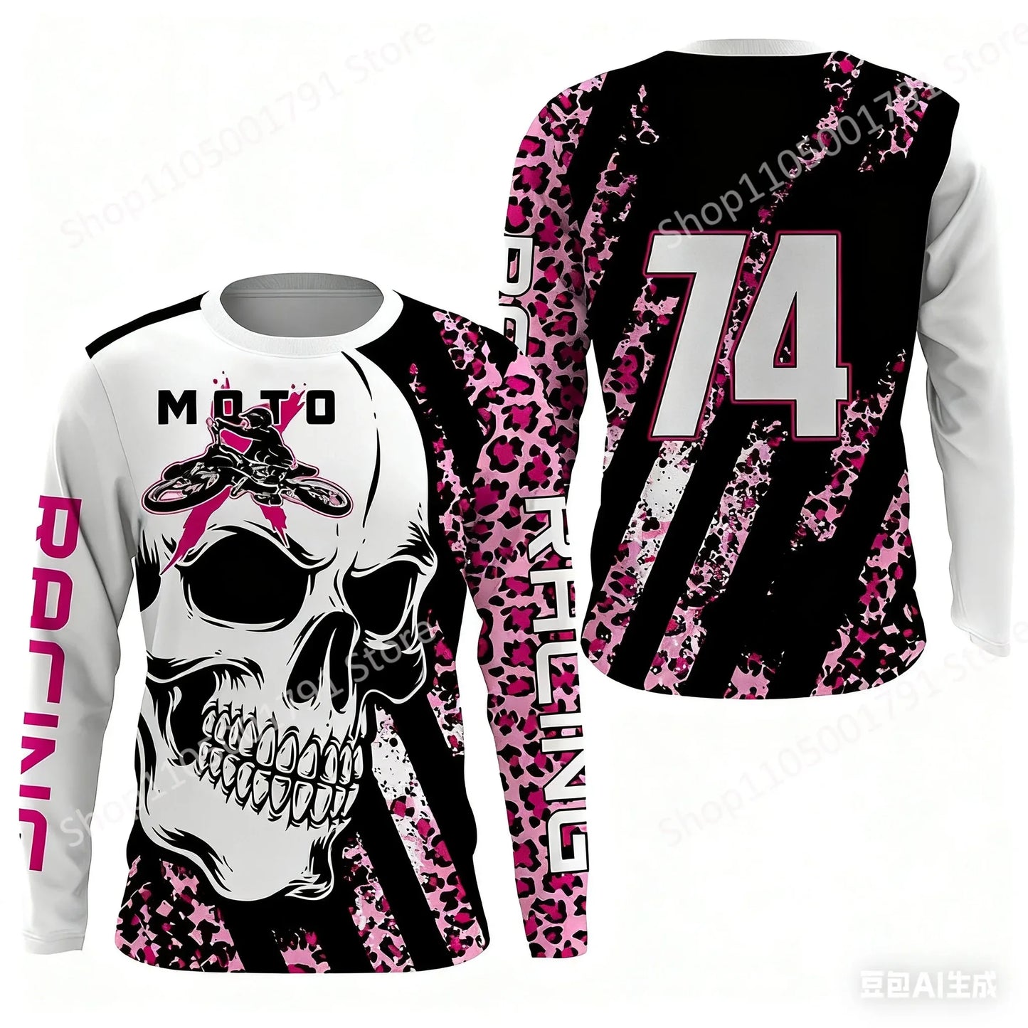 2026 New 3D Printed Mountain Bike Sports T Shirt Off Road Long Sleeve Motorcycle Sportswear Quick Dry Fabric for Race Cycling