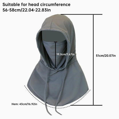 UV Protection Classic Cooling Balaclava Breathable Ice Silky Full Face Mask For Cycling Travel Outdoor Sports UPF50+ Balaclava