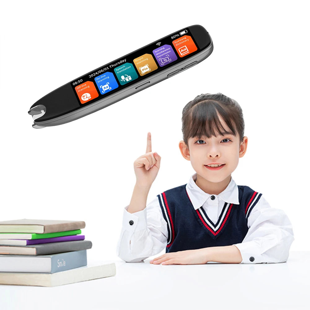 Translation Pen 142 Languages Smart Voice Translator Device Intelligent Scanning Point Reading Recording Pen for Teacher Student