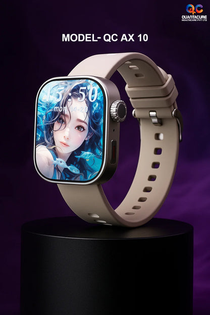 2025 QC AX10 4G SIM GPS Outdoor Android Smartwatch 2.06 Inch AMOLED 270 Rotating Camera 2+32GB Health Tracker Sport Watch MS10