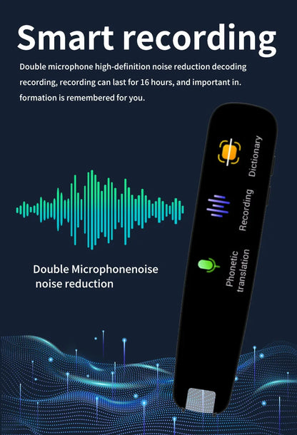 Translation Pen For Teacher Student Smart Voice Scan Translator Pen Multifunction Dictionary Translation Business Travel Abroad