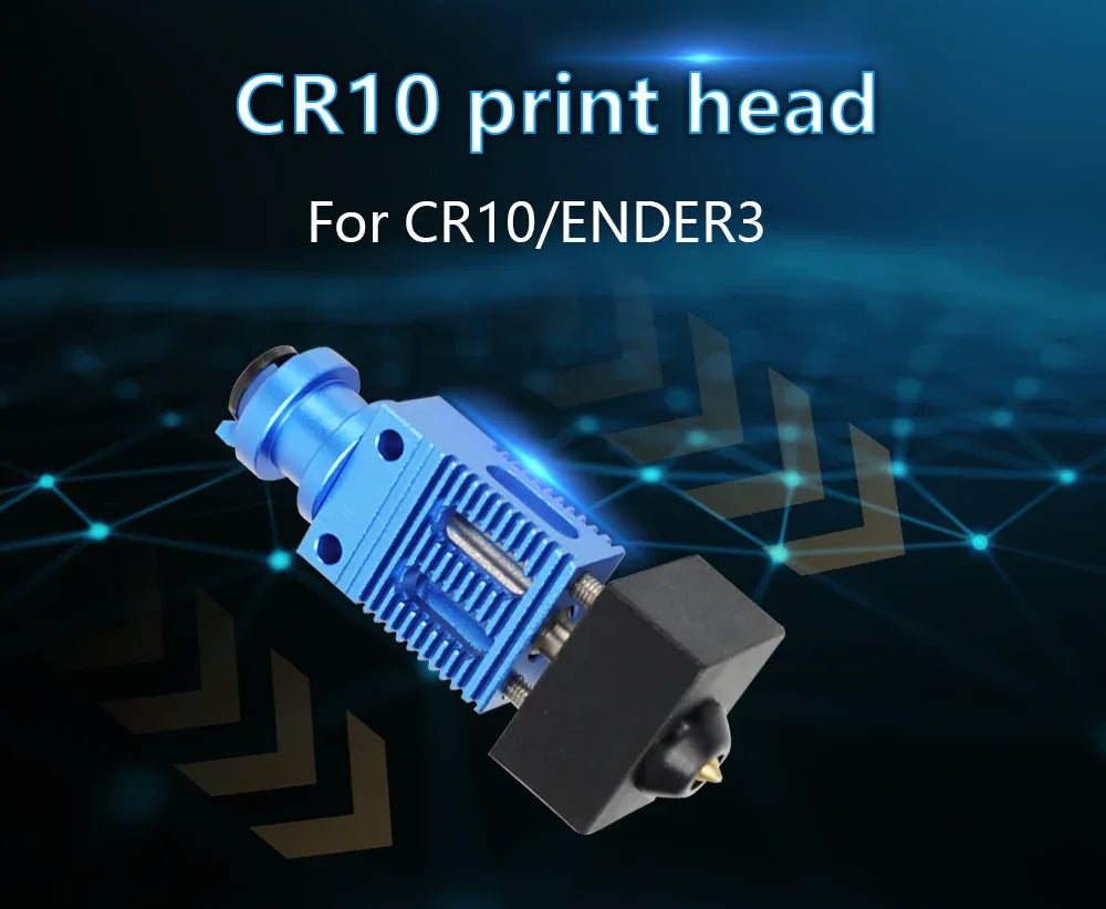 High Quality 3D Printer Parts Hotend Print Head MK8 Extruder Kit J-head Hot End For Creality CR10 Ender 3 S1 CR10S Pro CR-6 SE