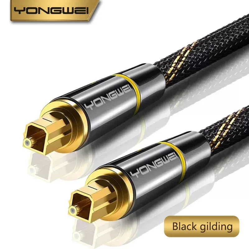 YONGWEI 5.1 Channel SPDIF Fiber Toslink Digital Optical Audio Cable for TV Box PS4 Speaker Soundbar Amplifier Subwoofer