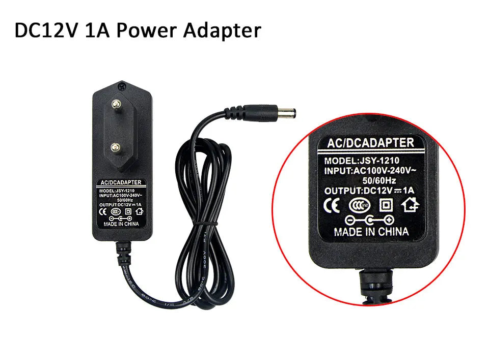 Electronic Power Supply Transformer for Led Light Strips AC/DC 110V 220V to 12V 1A 2A 3A Power Converter Adapter LED Driver