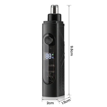 Electric Mini Nose Hair Trimmer Painless Clipper Nose Ears Facial Hair Shaving Portable Trimmer For Men Women Wet Dry Haircut