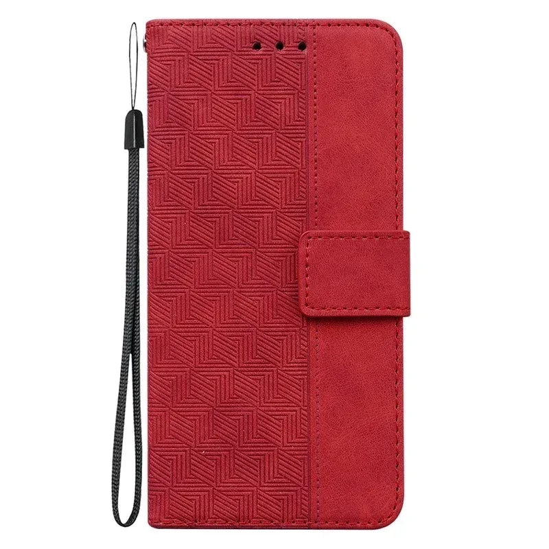 For Xiaomi Redmi 13 Case Solid Color Leather Flip Phone Case for Xaomi Redmi 13 Cover Redmi13 13C 5G Wallet Card Slots Etui