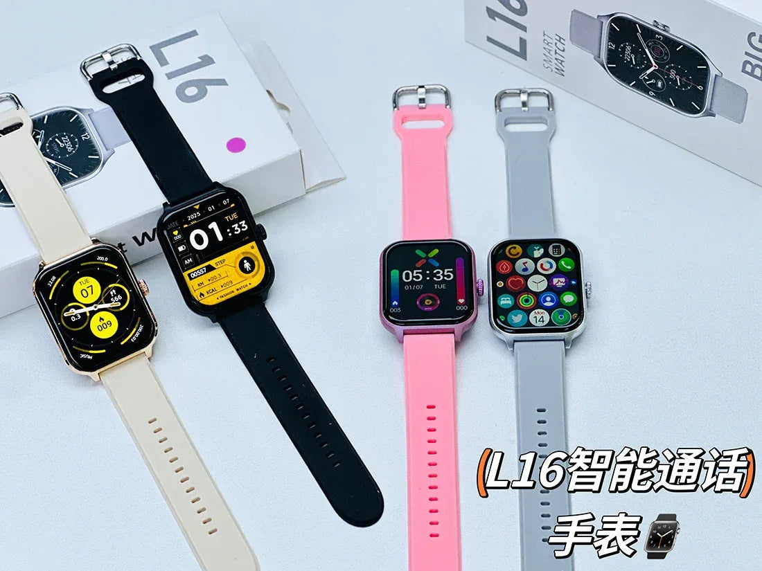 New Smart Watch Bluetooth Calls Men Women Smartwatch Heart Rate Monitor IP68 Waterproof Fitness Bracelet Custom Watch Face Pk H9