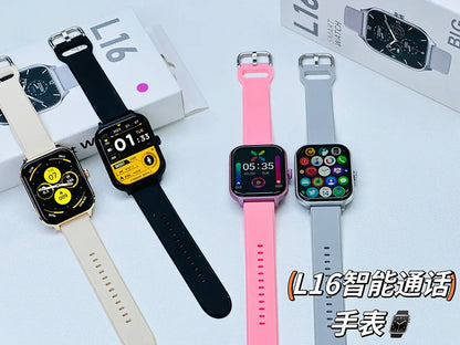 New Smart Watch Bluetooth Calls Men Women Smartwatch Heart Rate Monitor IP68 Waterproof Fitness Bracelet Custom Watch Face Pk H9