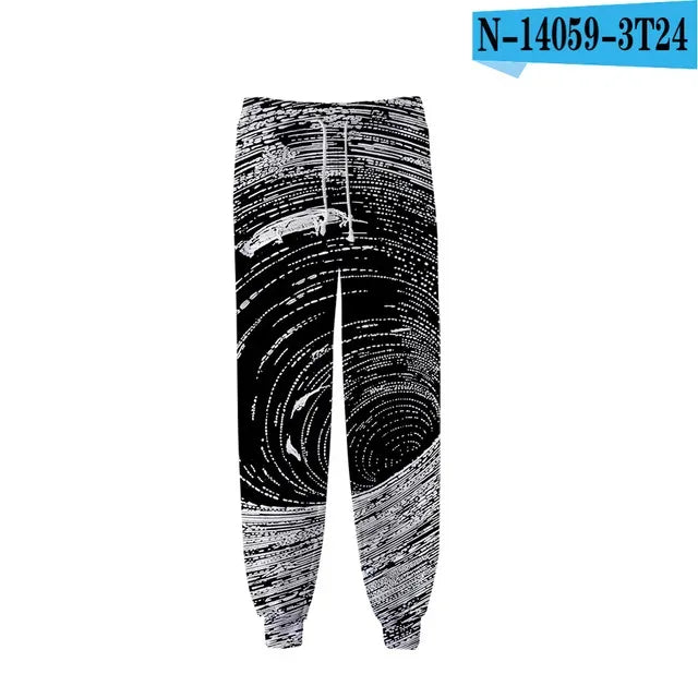 New Hot Sale 3D Print Tie Dye Pink and Green Pants Colorful Psychedelic Trousers Streetwear Men/Women Sweatpants