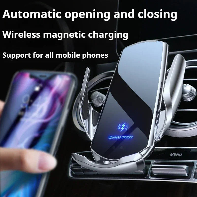 For Skoda Octavia 2 Octavia 3 2020 2019-2016 Magnetic Car Phone Holder Magnet Mount Wireless Charging Phone Stand Bracket Base