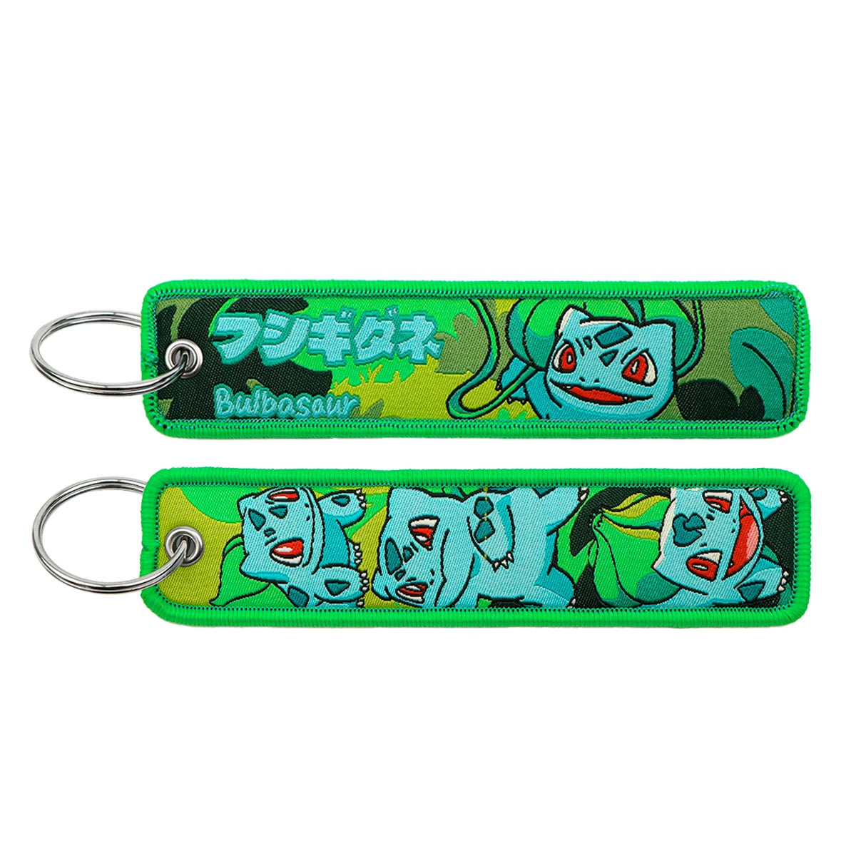 Kawaii Japanese Elf Anime Embroidery Key Fobs Key Tag Motorcycles Cars Backpack Chaveiro Keychain Fashion Keyring Friends Gifts