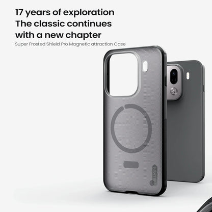 For OPPO Find X9 Pro 5G Nillkin Case Magnetic Super Frosted Pro Magsafe 360 Soft Frame Matte PC TPU Full Back Cover Protection
