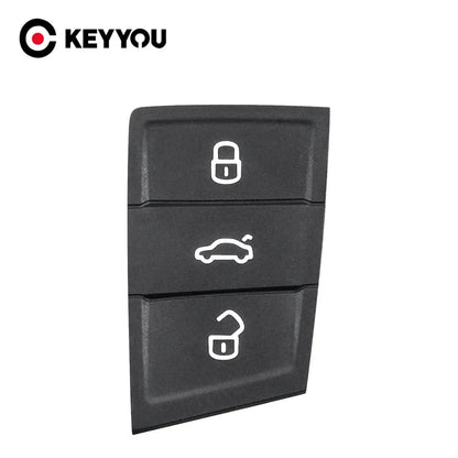 KEYYOU 1PCS Car Key Buttons Pad For VW Golf Mk7 Gol Key For Skoda Rapid superb yeti For Seat ibiza altea leon Car Accessories