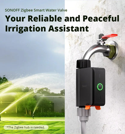 SONOFF SWV SONOFF Water Valve SWV-BSP Faucet Smart Irrigation Controller Systerm Timer App Voice Control Via Alexa Google