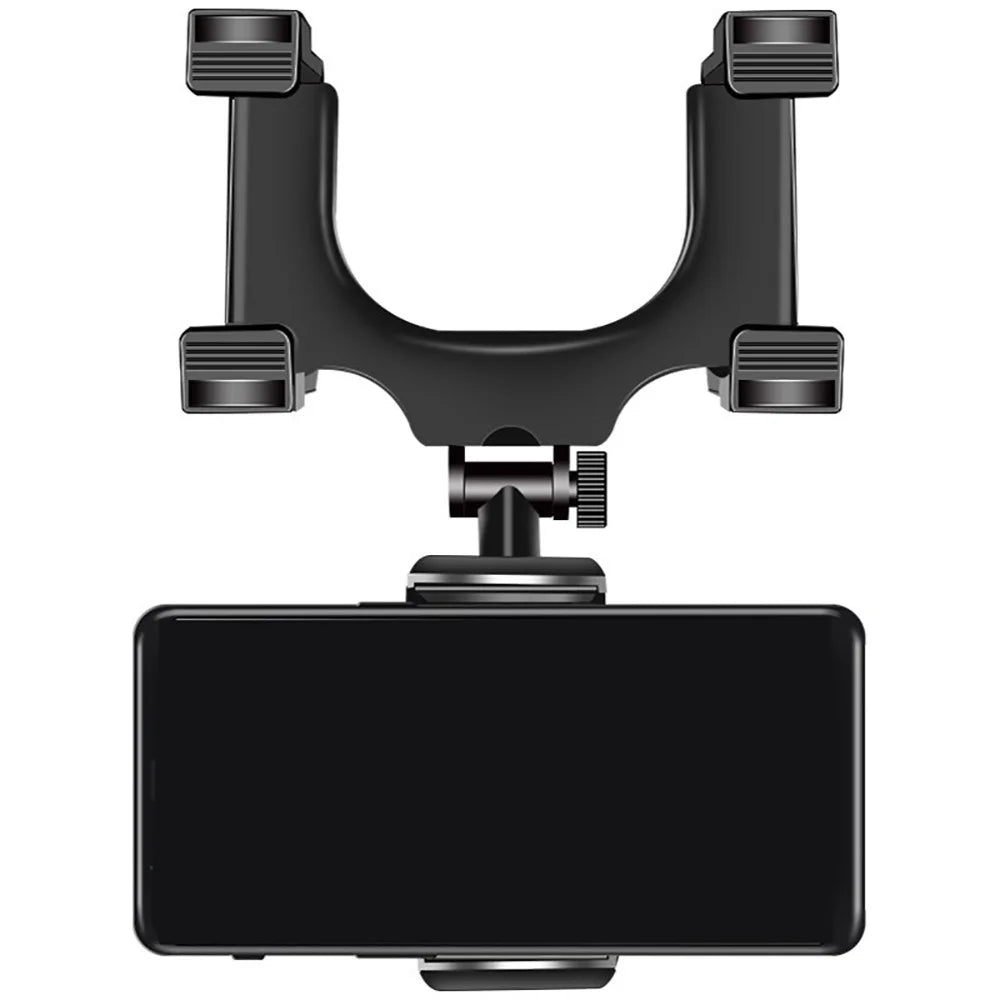 360  Foldable Navigation GPS Bracket Car Phone Holder Rearview Mirror Mount Adjustable Cell Phone Support Stable For Smartphone