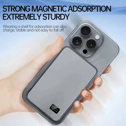 Lenovo Magnetic Magsafe Power Bank 500000mAh PD22.5W Wireless Quick Charging Portable External Battery for iPhone