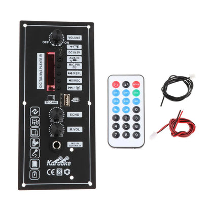 Bluetooth 5.0 5V MP3 Audio Player Decoder Board Amplifier Board Car Stereo Digital Display USB Lossless Wireless Radio Module