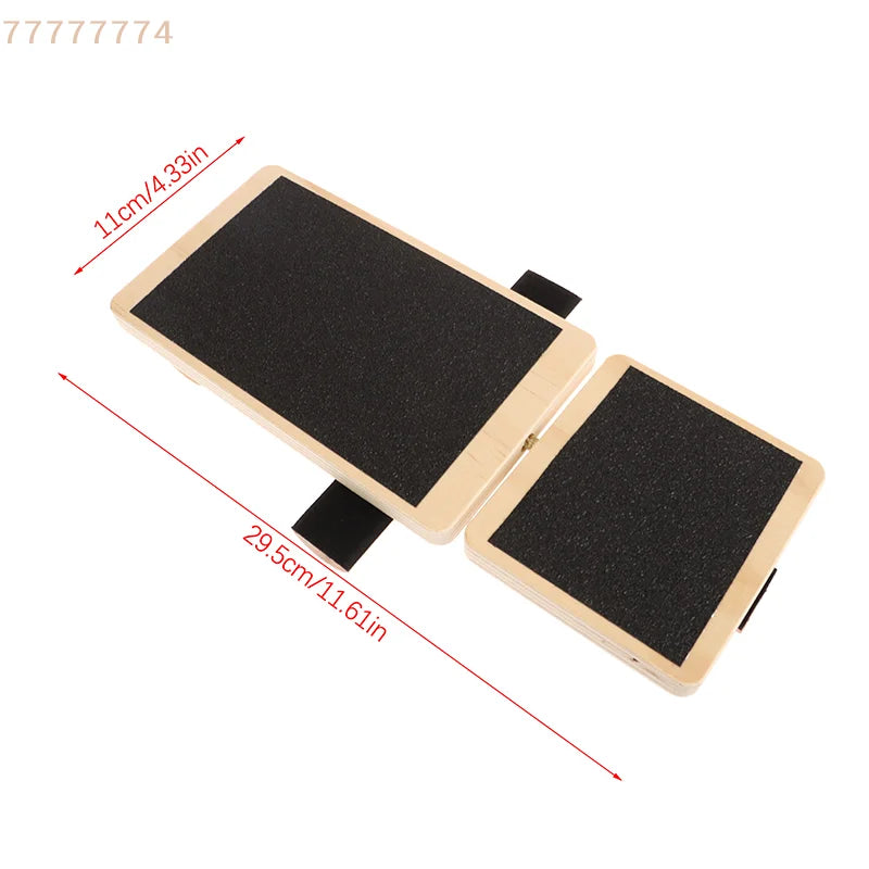 Wooden Pilates Foot Stretcher Strengthener Leg Balance Board Trainer for Ankle Sprain Stability Exercises Fitness Equipment
