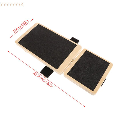 Wooden Pilates Foot Stretcher Strengthener Leg Balance Board Trainer for Ankle Sprain Stability Exercises Fitness Equipment