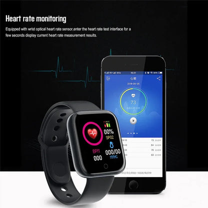 Watch Bluetooth Pro Smart Fitness Tracker Sports Watch Heart Rate Monitor Blood Pressure Smart Watch Bracelet for Android IOS