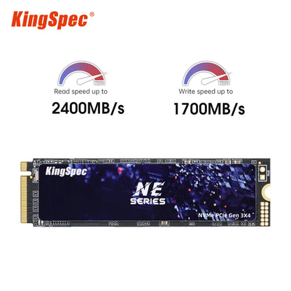 KingSpec M2 PCIe4.0 NVMe SSD 512G 1TB 2TB PCIe3.0 500g 4tb Hard Drive Hard Drives Hdd Disk hd for Laptop Desktop PS4 PS5