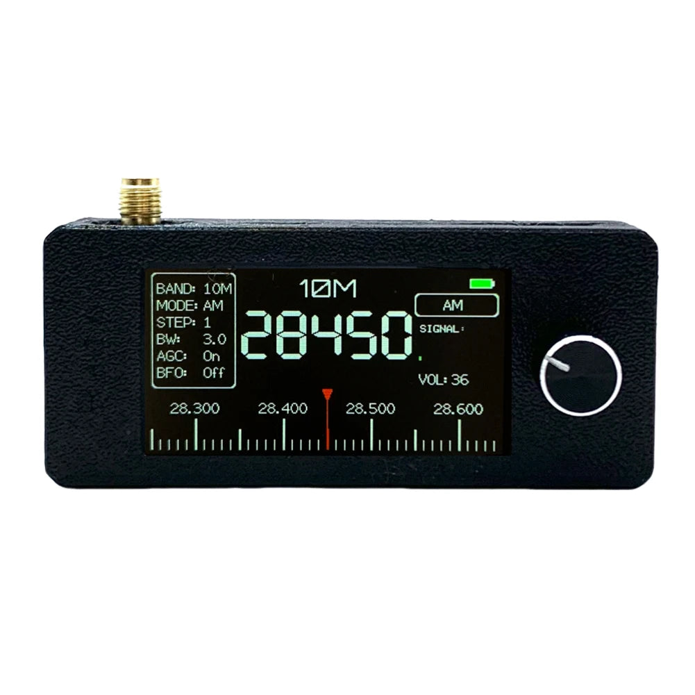 SI4732 0.5-108mhz Portable Radio LSB USB AM FM Pocket Mini Radio 1.9inch IPS Screen All Band Radio Receiver HF SW MW VHF Radio