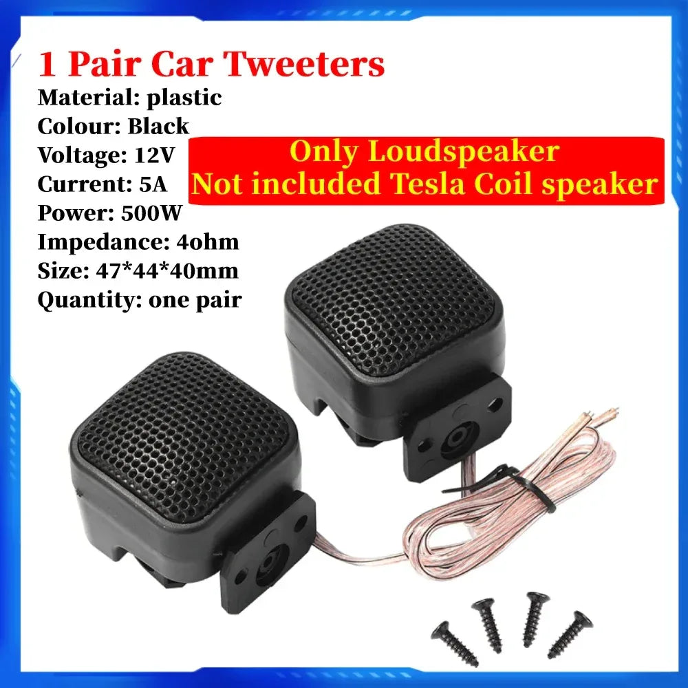 Tesla Coil Speaker Plam Music Loudspeaker Wireless Lighting High Frequency Pulse Test Apparatus for Experiment Science Education