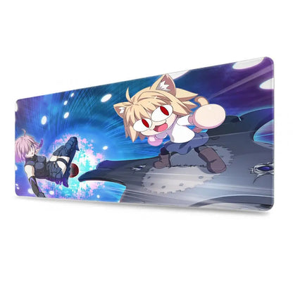 Neco-arc Gamer Cabinet Mouse Pad Anime Gaming Accessories Rubber Keyboard Office Tables Computer Desk Mat Carpet Mousepad