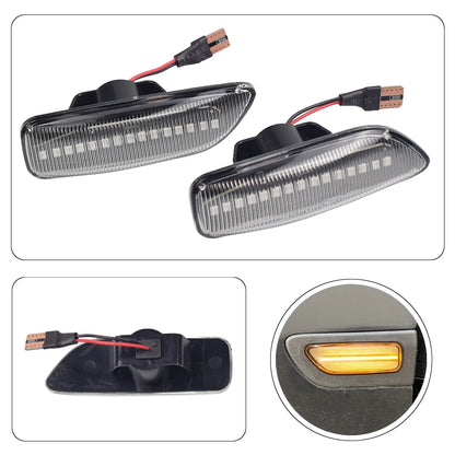 For Volvo XC90 S80 XC70 V70 S60 2001- 2009 LED Dynamic Turn Signal Light Side Mirror Sequential Lamp Blinker Indicator