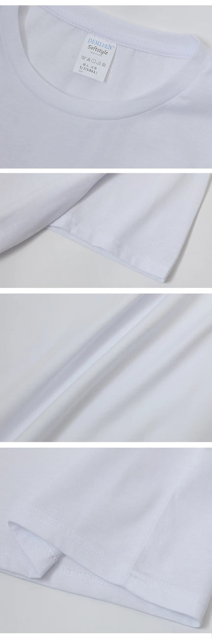 Custom Cotton Customized Print Short Sleeve T Shirt Summer Tops Tees DIY Your Like Photo Or Logo Cotton T-shirt Men Clothing