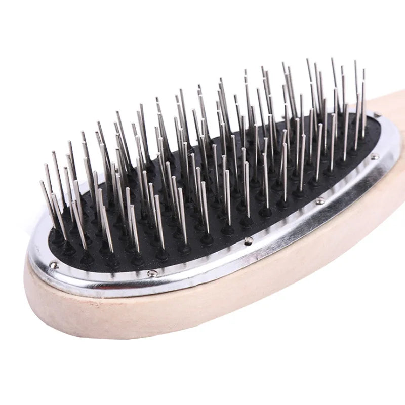 Professional Brush For Wig Anti Static Steel Comb for Tangle Hair Extensions Training 2030