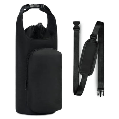 Portable Water Bottle Carrier Bag with Straps Adjustable Shoulder Bag Camping Traveling Bottle Accessories Water Bottle Sleeve