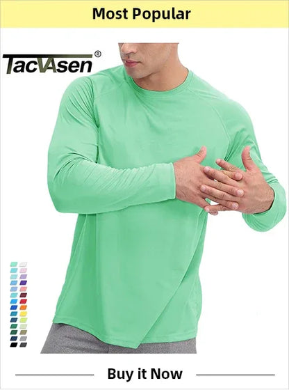 TACVASEN Quick Dry Outdoor Hiking Pants Men Summer Lightweight Rip-stop Cargo Work Trousers Multi-Pockets Camping Fishing Pants