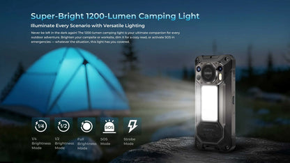 OUKITEL WP61 Ultra Rugged Phone 20000mAh, 6.78'' HD+ 36GB(12+24)+512GB ROM, 108MP Android 16 NFC 5G Smartphone - Thermal Imaging