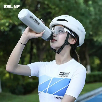 ESLNF Road Dual Bike Thermal Layer Leak-Proof 720Ml Keeping Bicycle Water Kettle Outdoor Cycling Sports Bottle