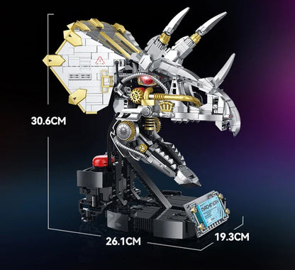 Mechanical Dinosaurs Building Blocks Model Simulated Electric Toys Christmas Gifts for Boys Kids Children Technical Toy Ornament